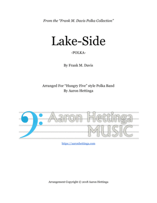 Book cover for Lake-Side Polka - for "Hungry Five" Polka Band