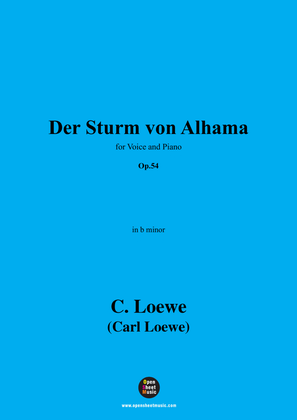 C. Loewe-Der Sturm von Alhama,in b minor,Op.54