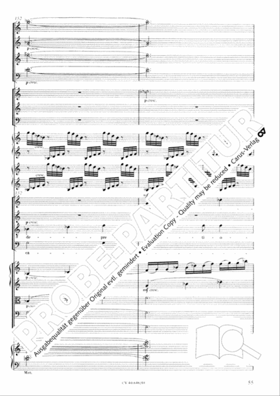 Mass in A Major (2 versions) STB scores gallery preview page 66