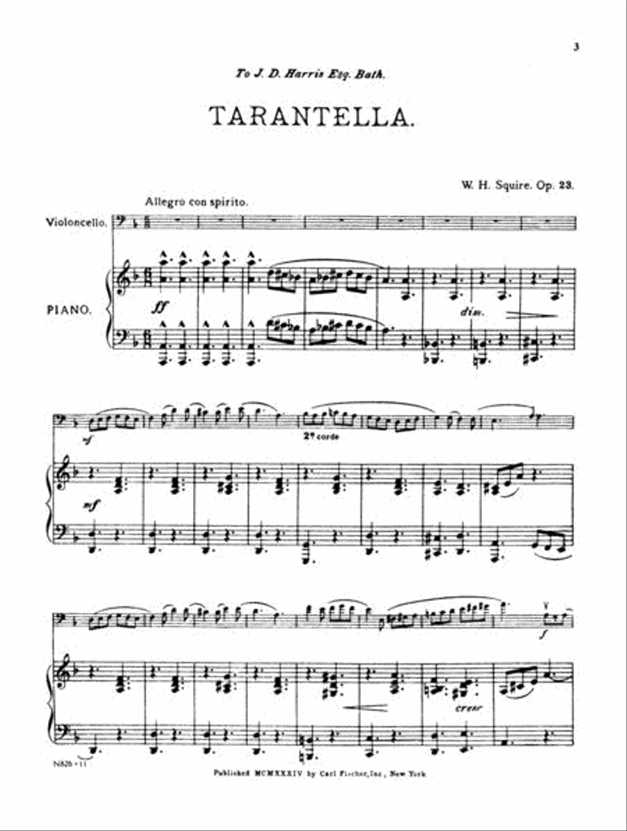 Tarantella, Op. 23 Piano Accompaniment scores gallery preview page 2
