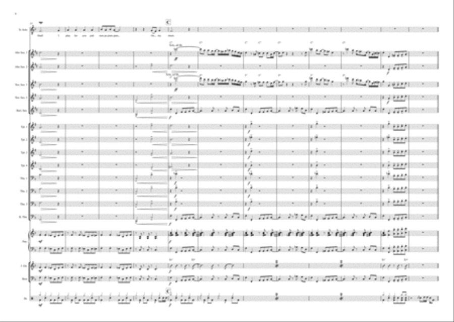 The Little Drummer Boy Jazz Ensemble scores gallery preview page 6