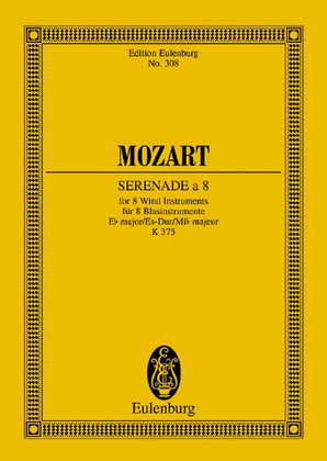 Book cover for Serenade a 8 E flat major