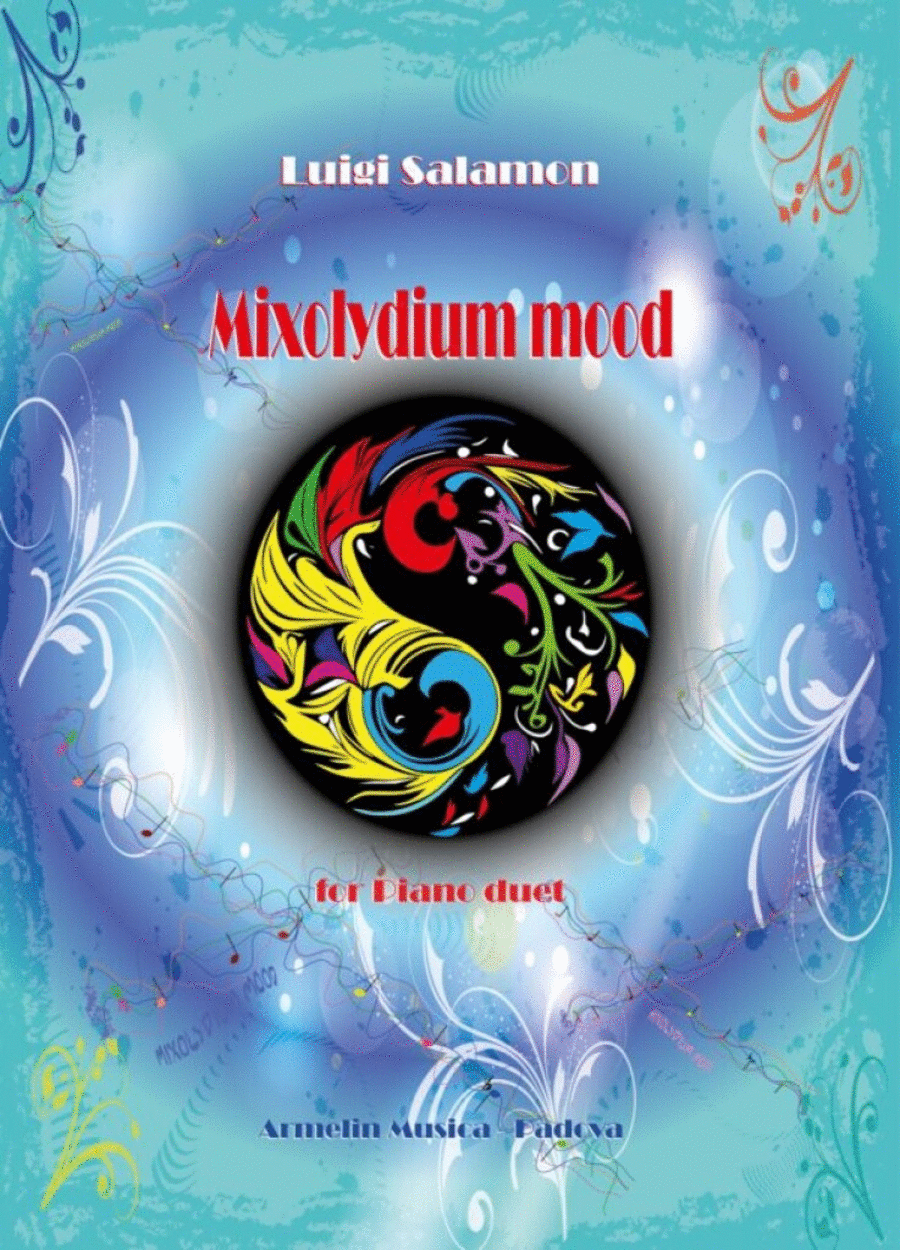 Mixolydium mood Piano Duet scores gallery preview page 1