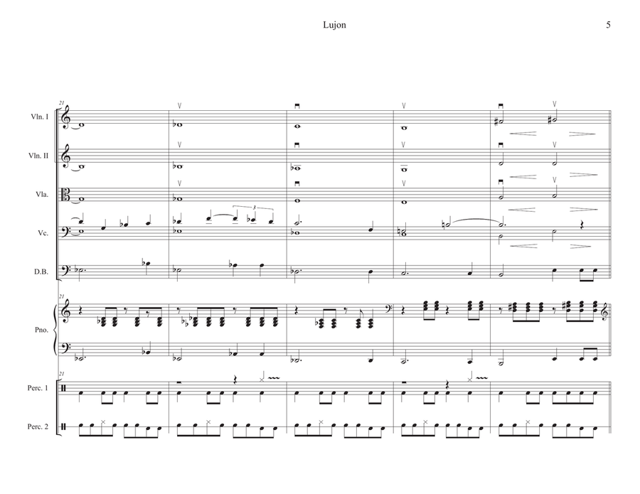 Lujon by Henry Mancini Score and Parts - Digital Sheet Music page 5