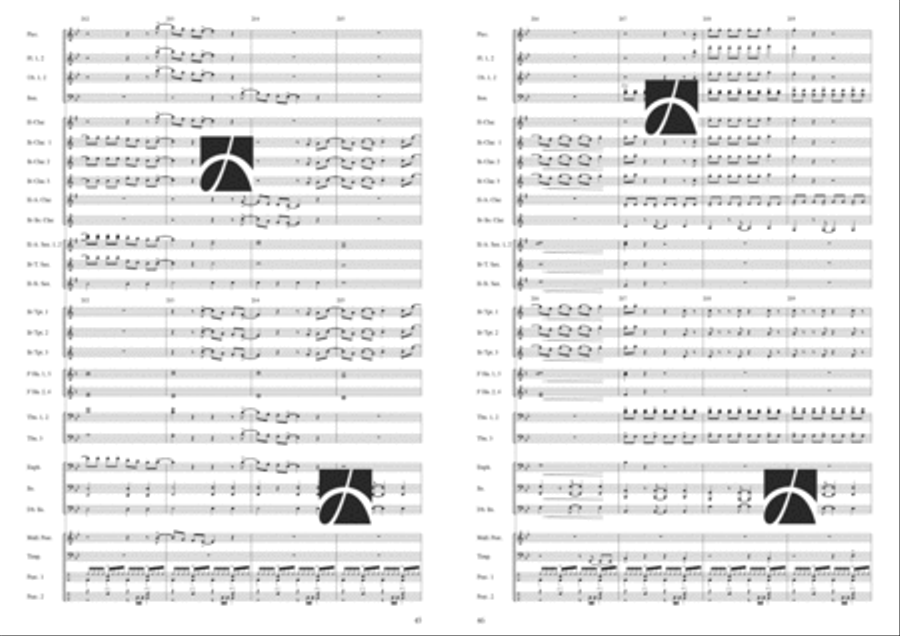 Tanz der Vampire Concert Band scores gallery preview page 21