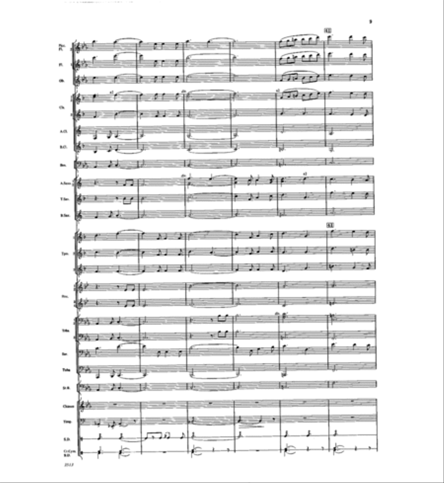 Fanfare and Ceremony Fanfare and Ceremony Concert Band scores gallery preview page 8