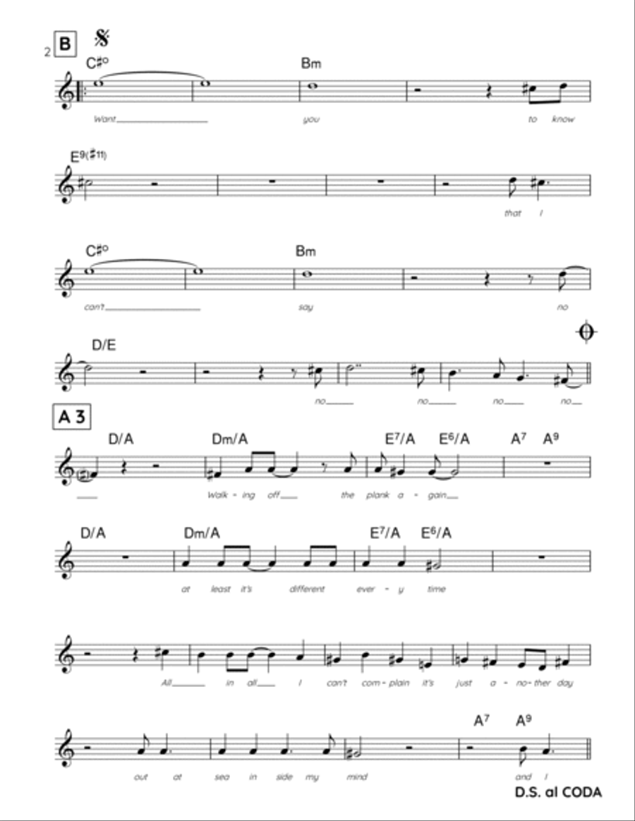 Staring at the Sun Piano scores gallery preview page 2