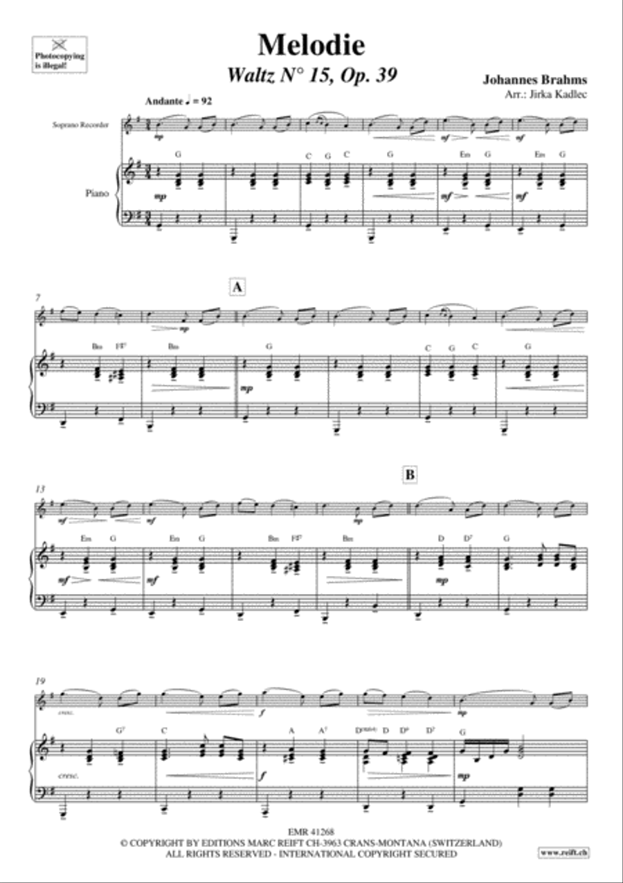 Melodie Soprano Recorder scores gallery preview page 3