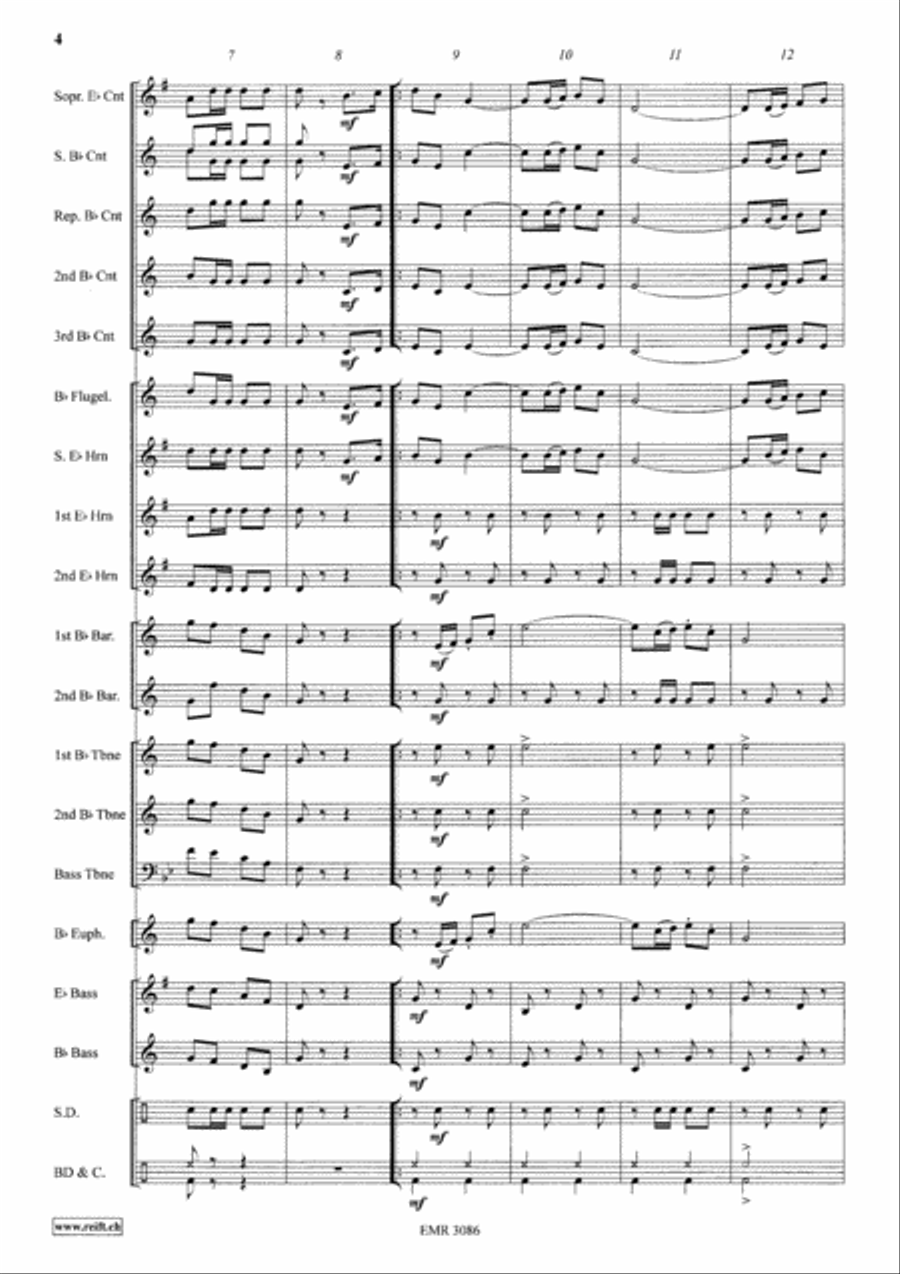 Mountain Echo Mountain Echo Brass Band scores gallery preview page 5