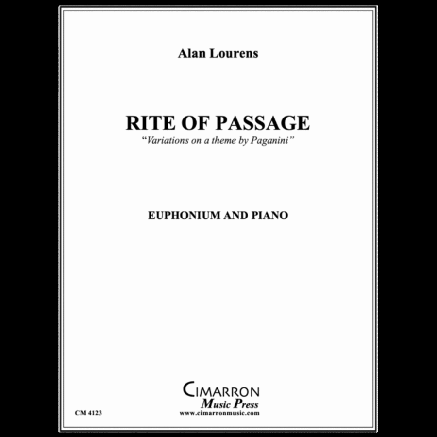Lourens - Rite Of Passage Euphonium/Piano