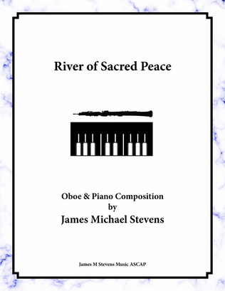 Book cover for River of Sacred Peace - Solo Oboe & Piano