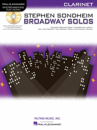 Book cover for Stephen Sondheim - Broadway Solos