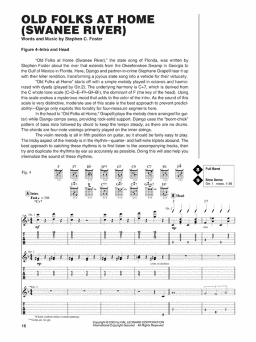 The Best of Django Reinhardt Electric Guitar scores gallery preview page 6