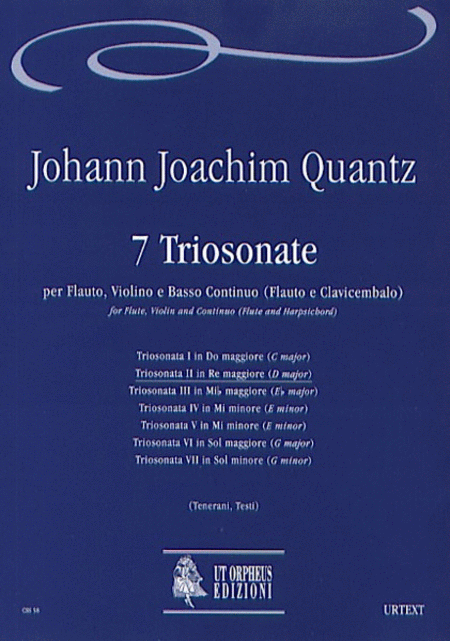 7 Triosonatas for Flute, Violin and Continuo (Flute and Harpsichord)