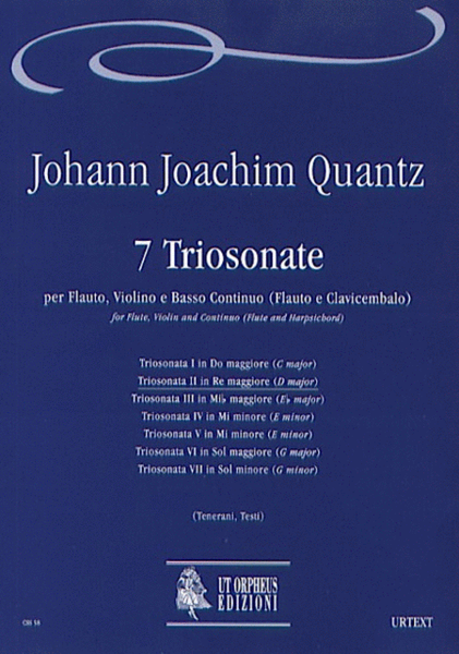 7 Triosonatas for Flute, Violin and Continuo (Flute and Harpsichord) - Vol. 2: Triosonata II in D maj