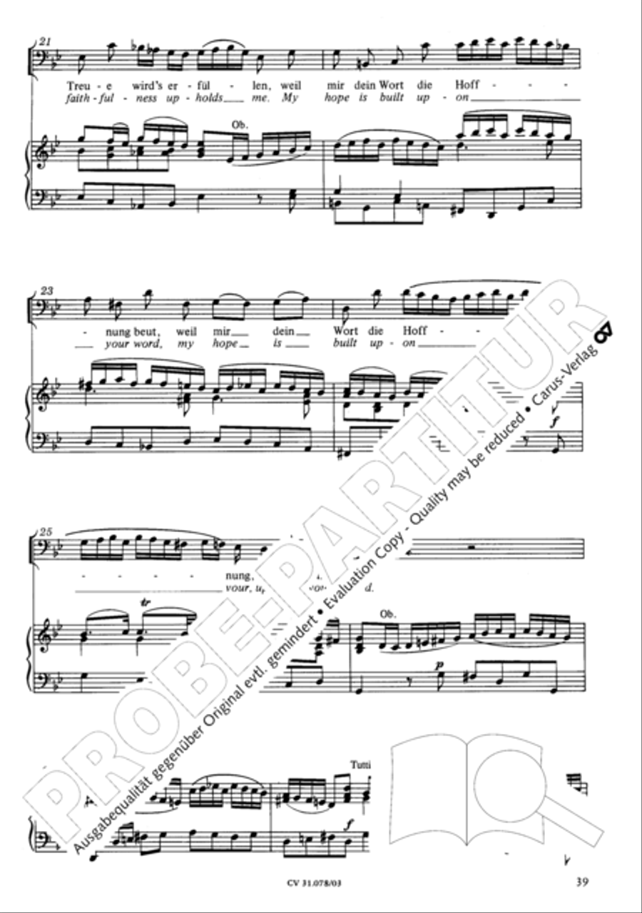 Jesus, you have freed my spirit (Jesu, der du meine Seele) 4-Part scores gallery preview page 40