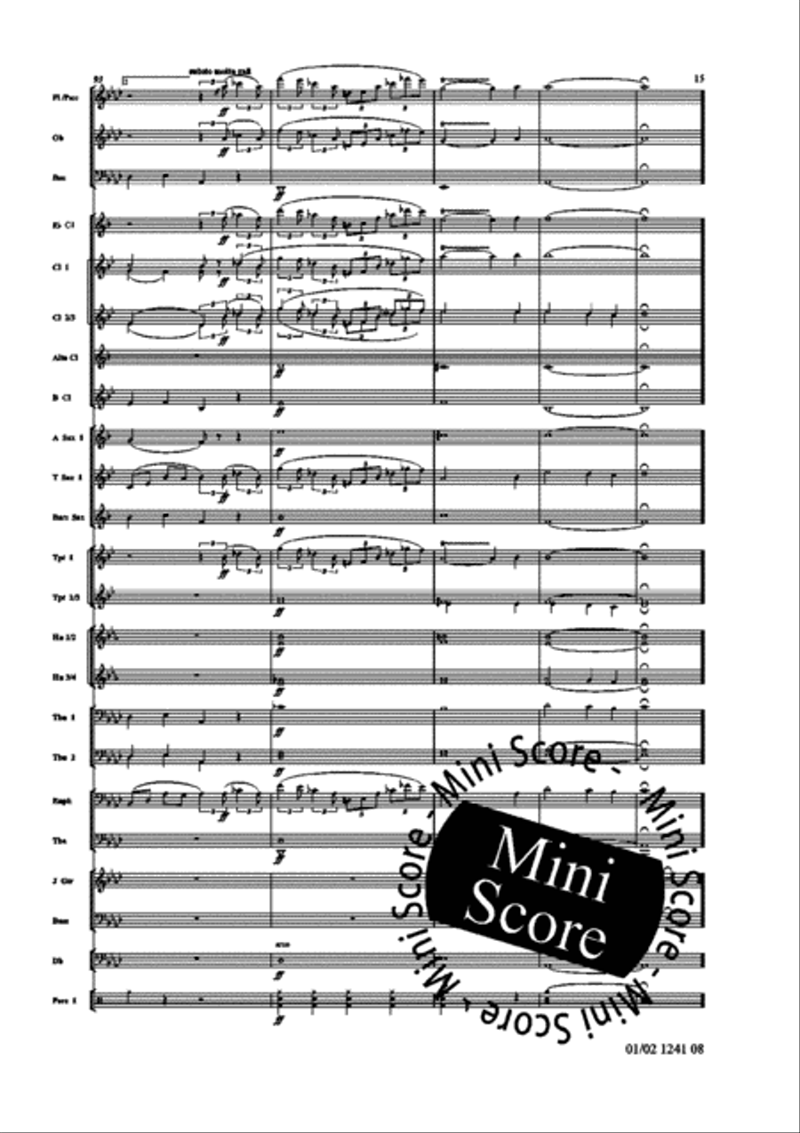 New Baroque Suite Concert Band scores gallery preview page 21
