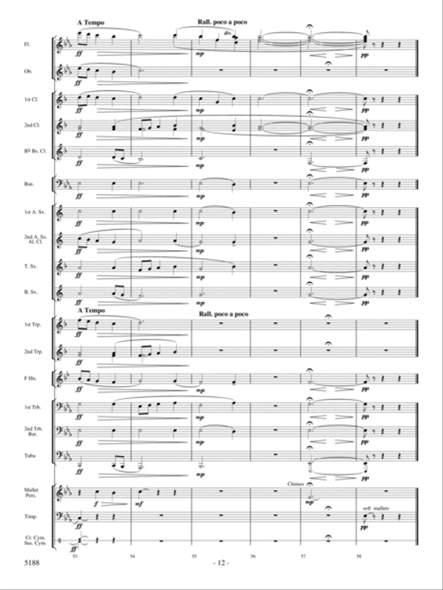A Song of Hope A Song of Hope Concert Band scores gallery preview page 11