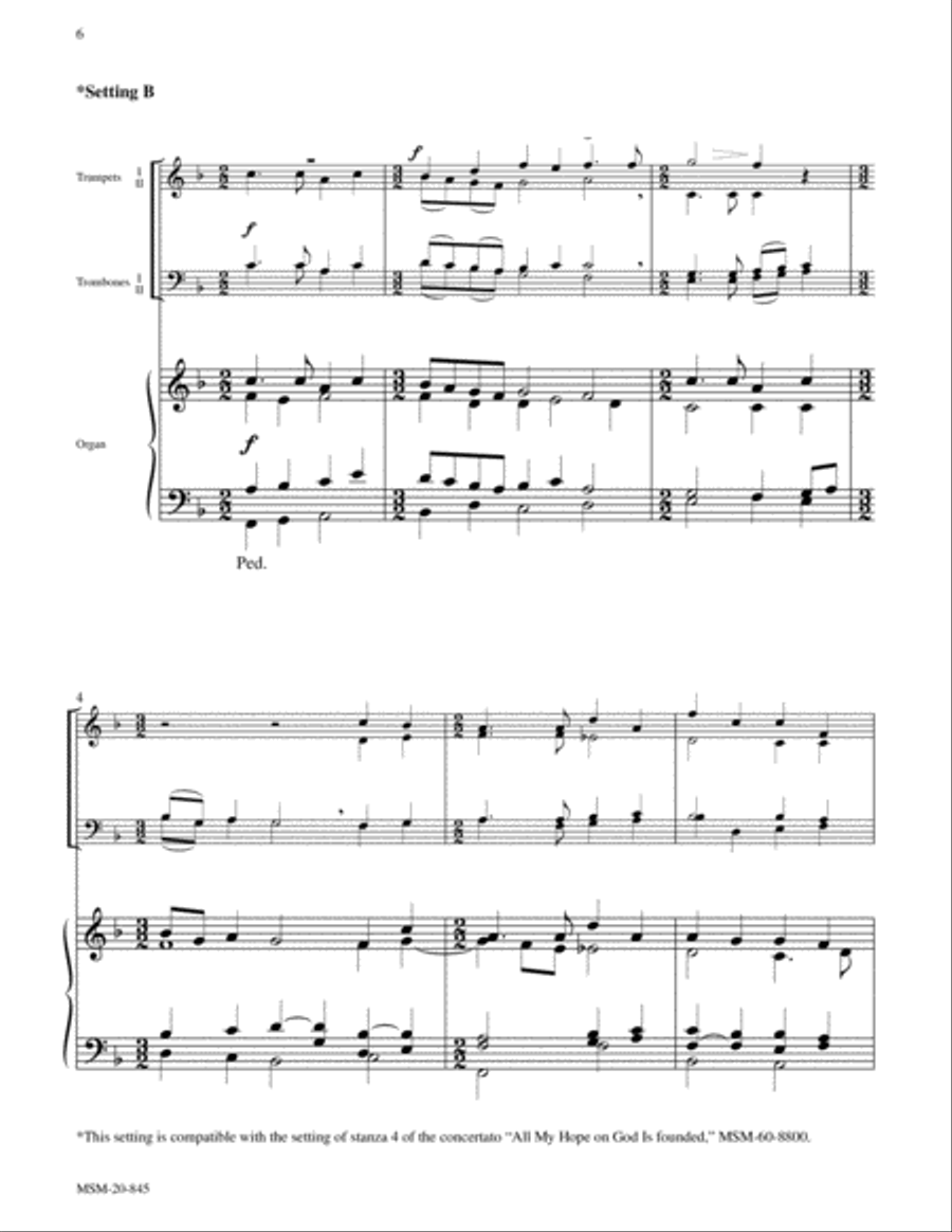 All My Hope on God is Founded (Michael) Choir scores gallery preview page 3