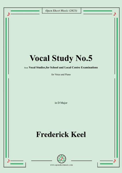 Keel-Vocal Study No.5,in D Major image number null