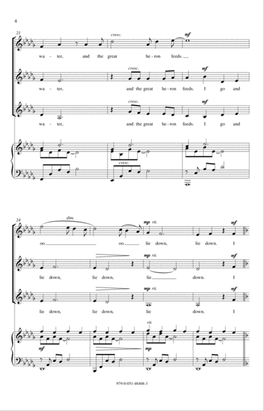 The Peace Of Wild Things The Peace Of Wild Things SSA scores gallery preview page 4