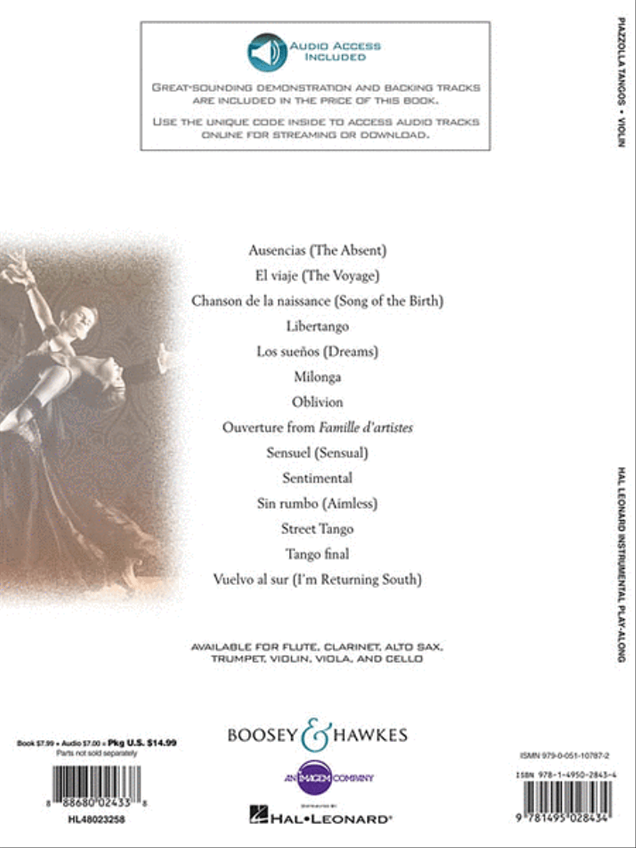 Piazzolla Tangos Piazzolla Tangos Violin Solo scores gallery preview page 2