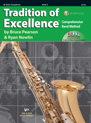 Tradition of Excellence Book 3 - Bb Tenor Saxophone