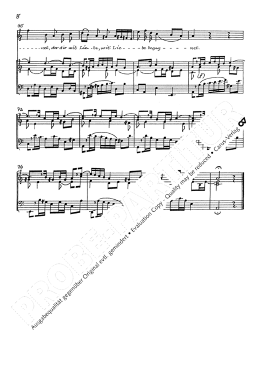 Praise ye, Almighty God, King and our ruler exalted (Lobe den Herren, den machtigen Konig) Tenor Voice scores gallery preview page 13