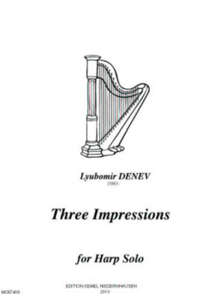 Book cover for Three impressions