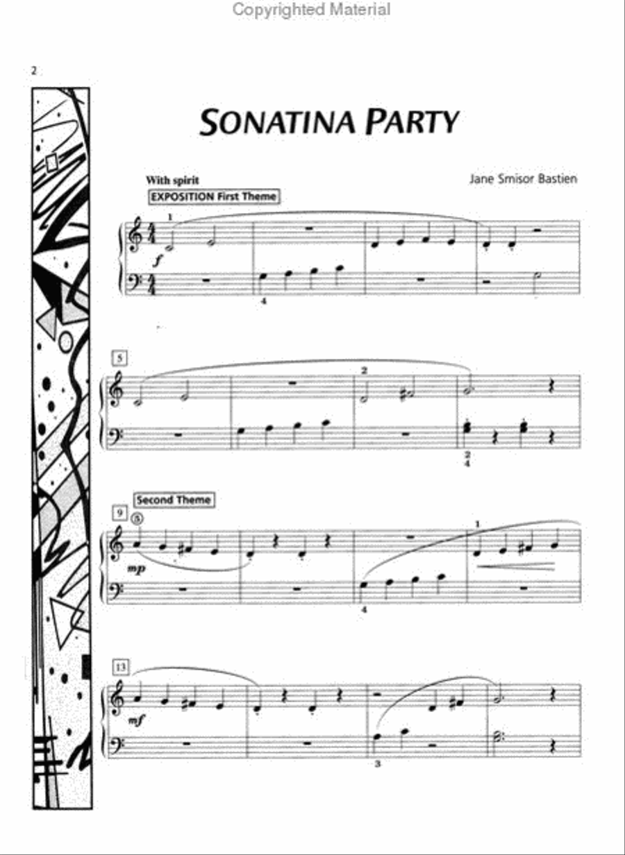 First Sonatina Experiences Piano Method scores gallery preview page 2