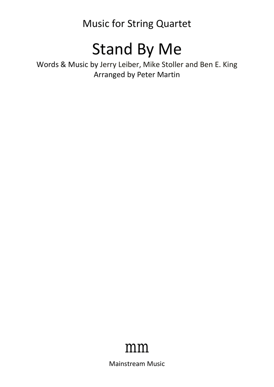 Stand By Me String Quartet scores gallery preview page 2