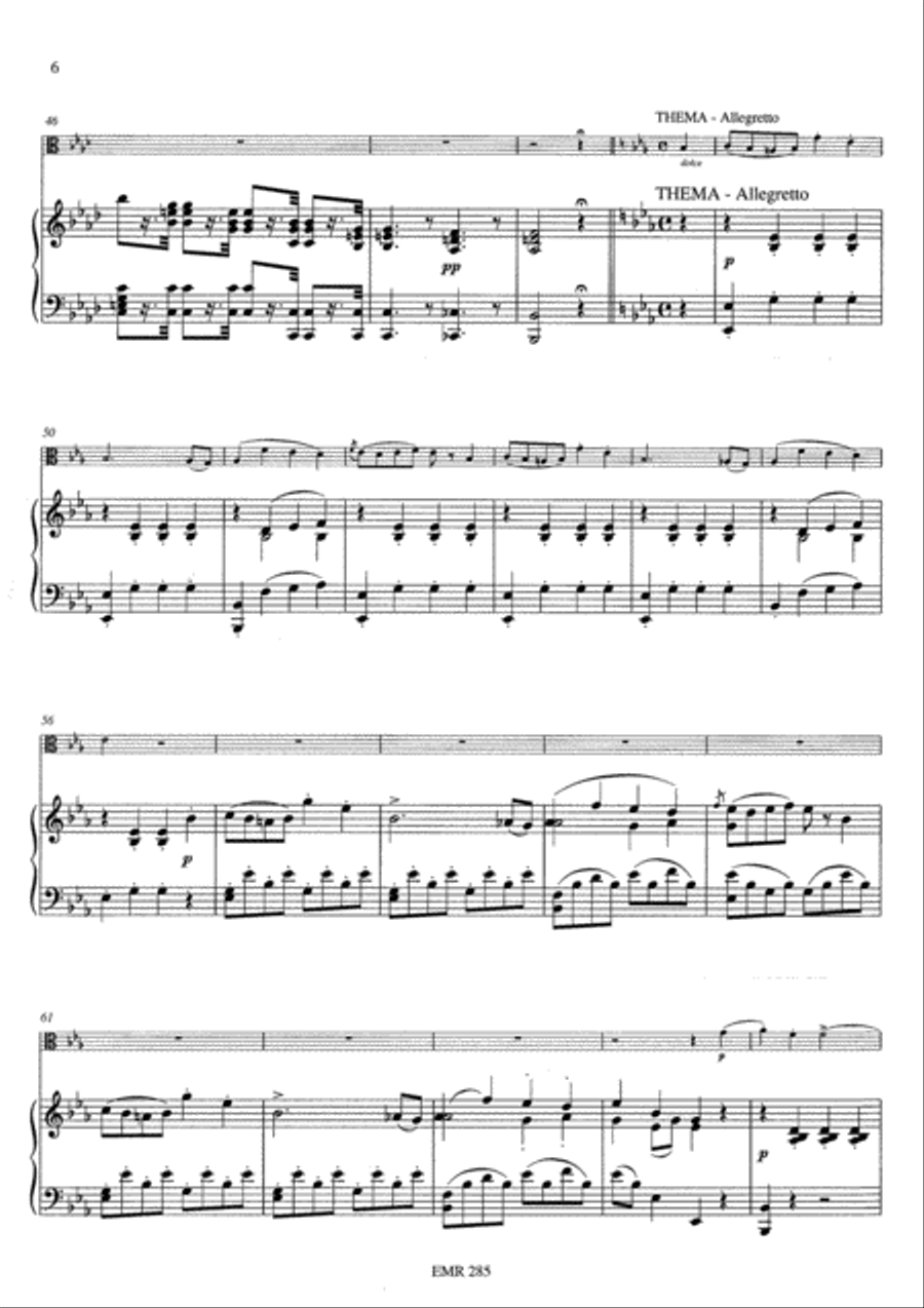 Introduction, Thema und Variationen Op. 102 Piano Accompaniment scores gallery preview page 6