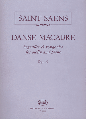 Book cover for Danse macabre op. 40