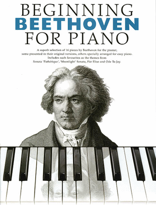 Book cover for Beginning Beethoven for Piano