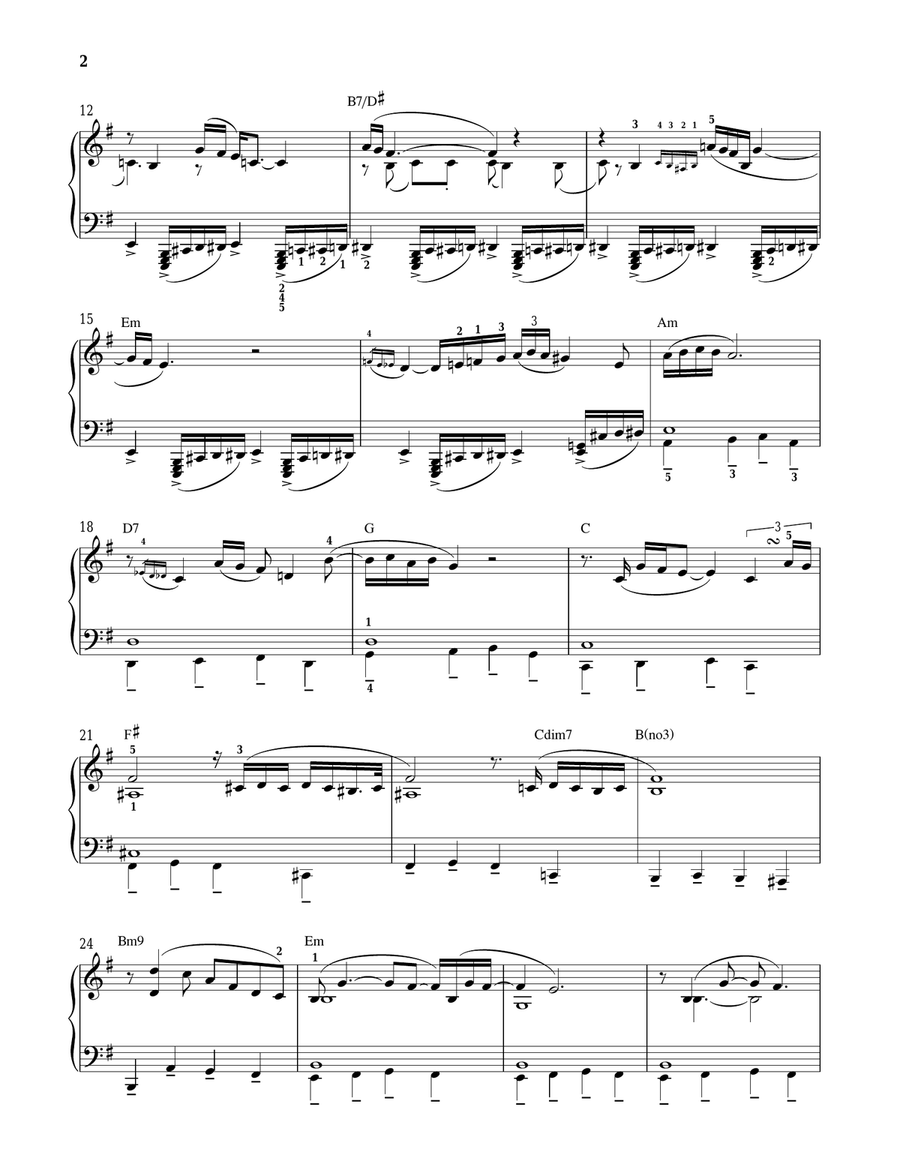 Duo De Amor Duo De Amor Piano Solo scores gallery preview page 2