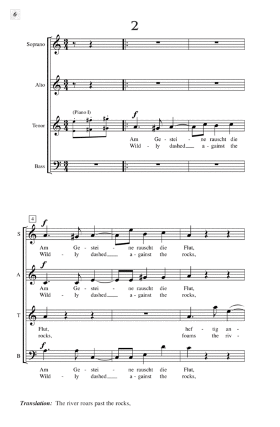 Liebeslieder, Opus 52 (Love Songs) Voice scores gallery preview page 4