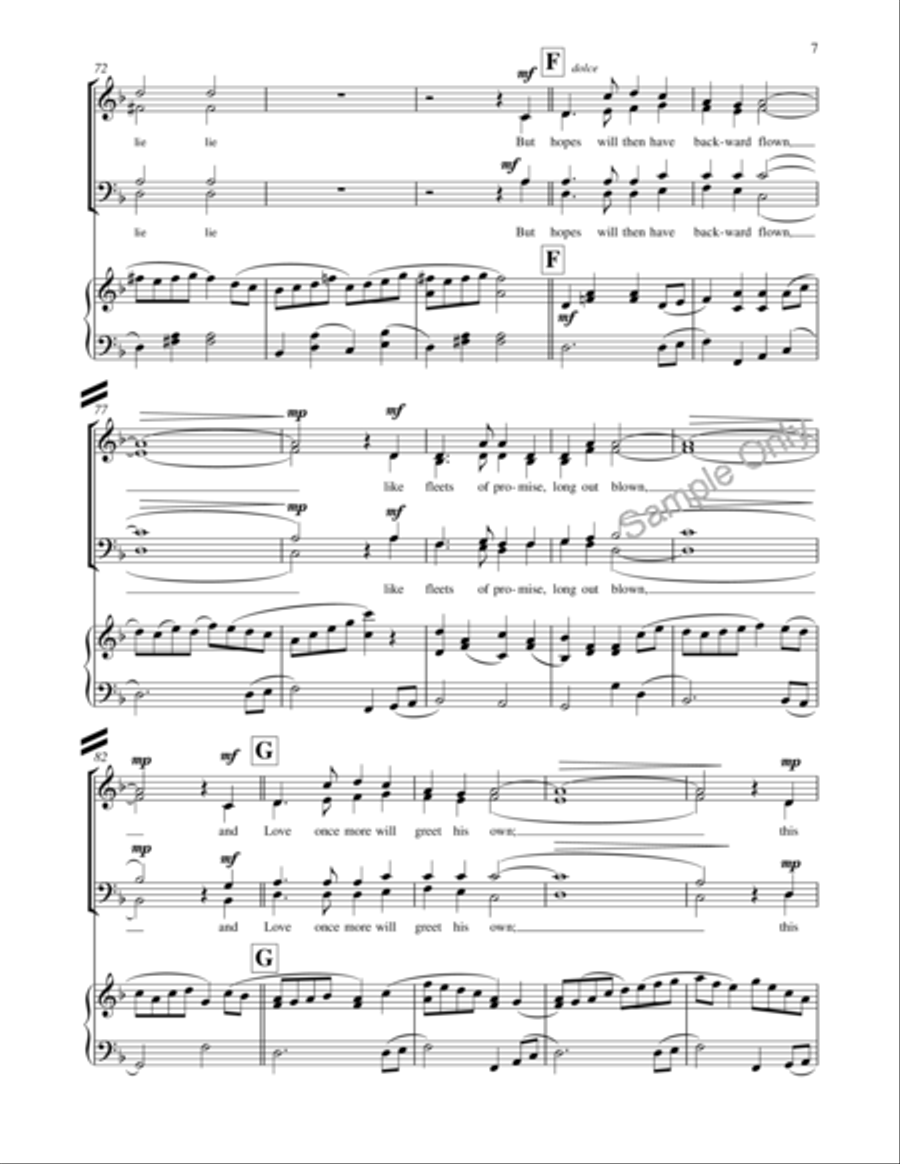 Mid Winter's Dreams 4-Part scores gallery preview page 7