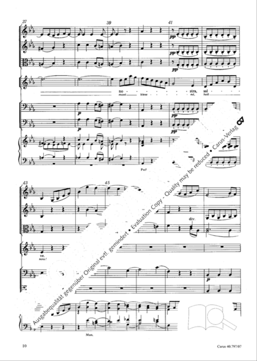 Ave maris stella (Ave maris stella (Ave, Stern der Meere)) Flute scores gallery preview page 11