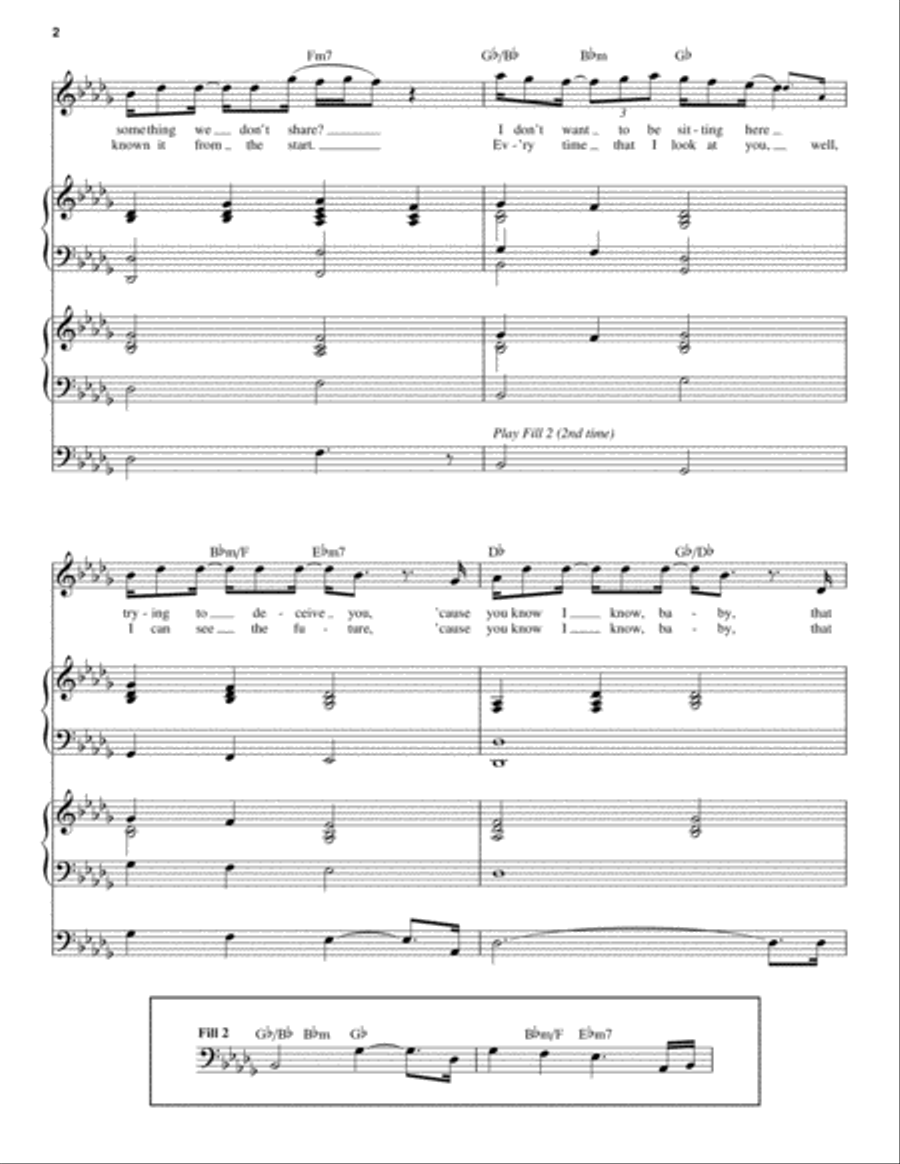 Throwing It All Away Throwing It All Away Piano scores gallery preview page 2