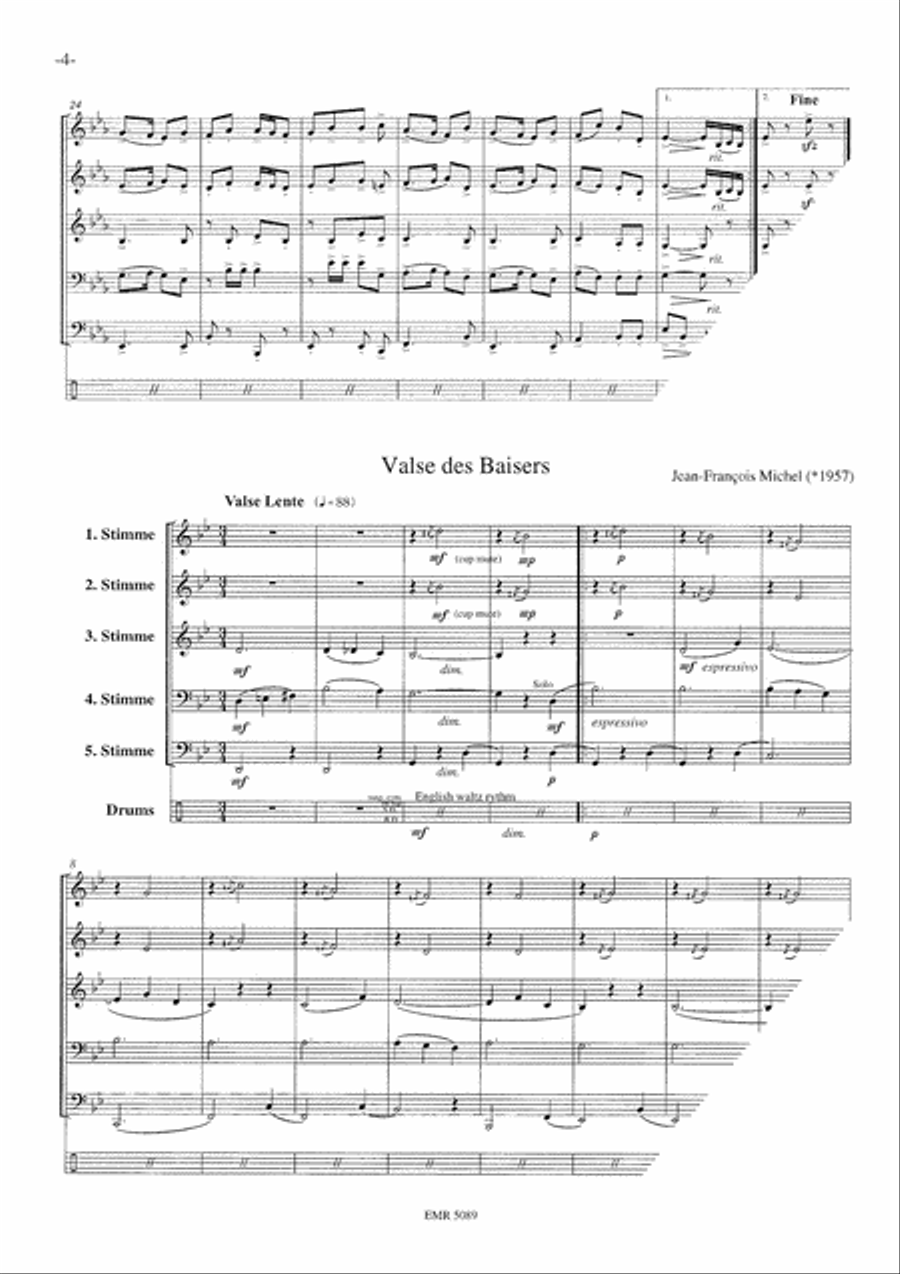 Quintett Album Vol. 10 Quintett Album Vol. 10 Concert Band scores gallery preview page 5