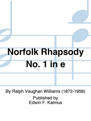 Norfolk Rhapsody No. 1 in e