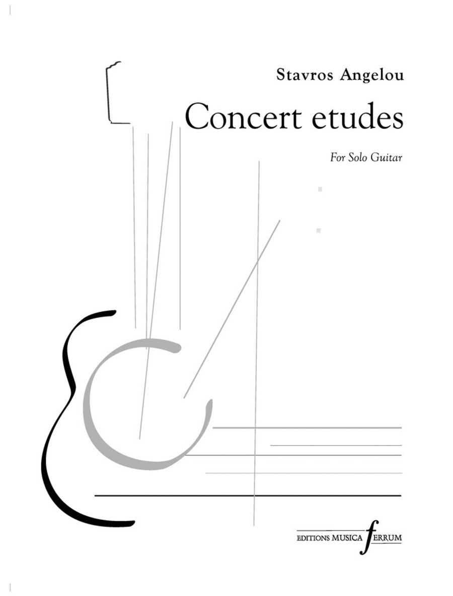 Concert Etudes for Guitar Acoustic Guitar scores gallery preview page 1