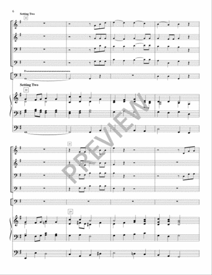 Festival Hymns for Organ, Brass and Timpani - Volume 8, General Trombone scores gallery preview page 8