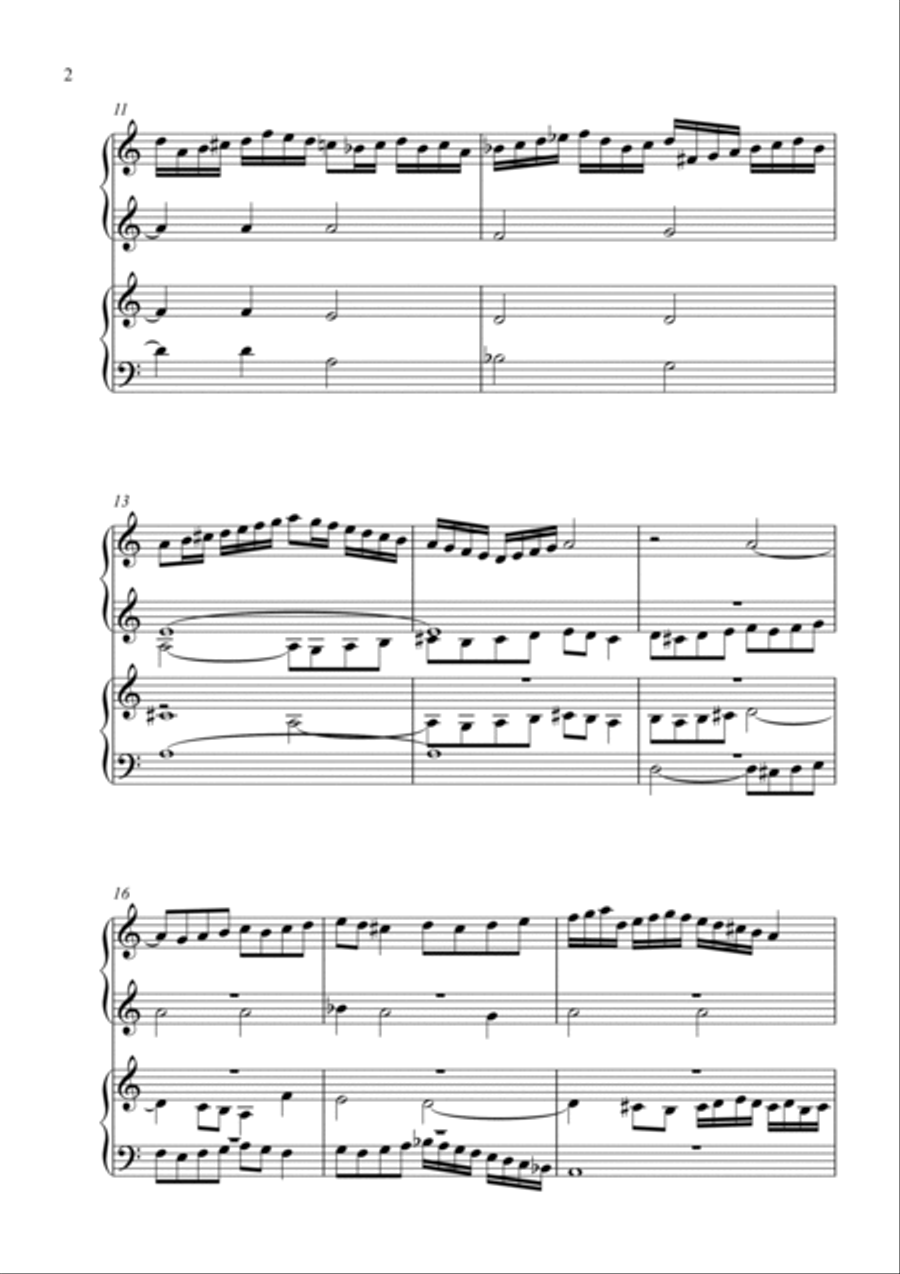 Ecce Dominus Veniet (Organ Duet) Organ Solo scores gallery preview page 2