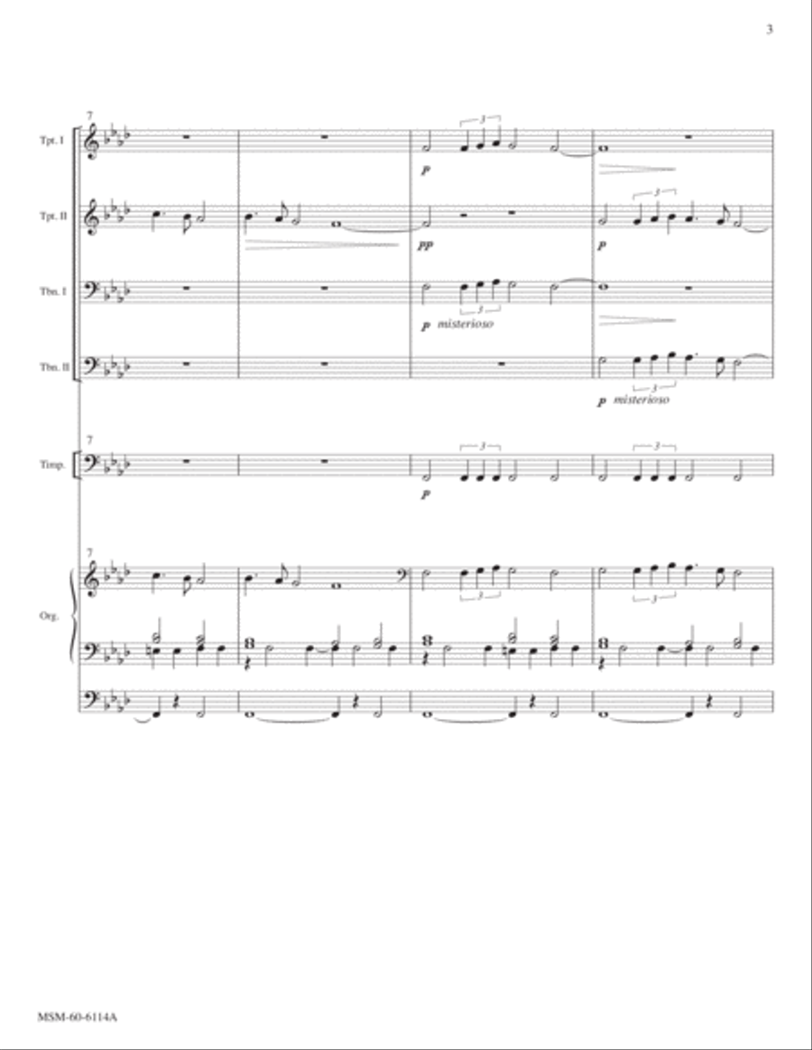 Thy Strong Word Did Cleave the Darkness Choir scores gallery preview page 3