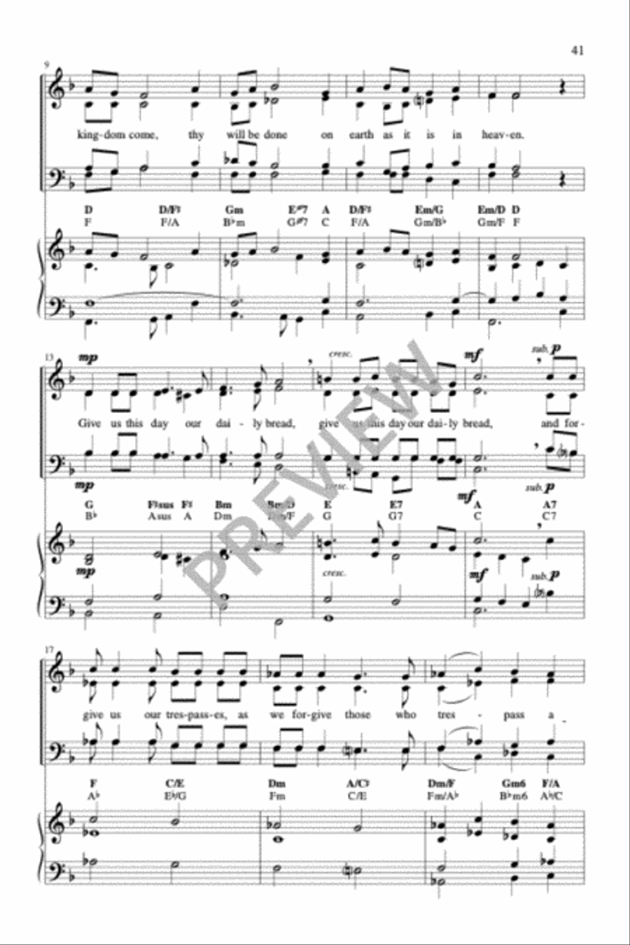 Sing Praise and Thanksgiving Mass-Full Score (revised) 4-Part scores gallery preview page 9