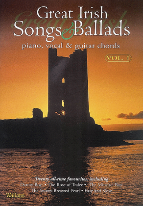Book cover for Great Irish Songs & Ballads - Volume 1