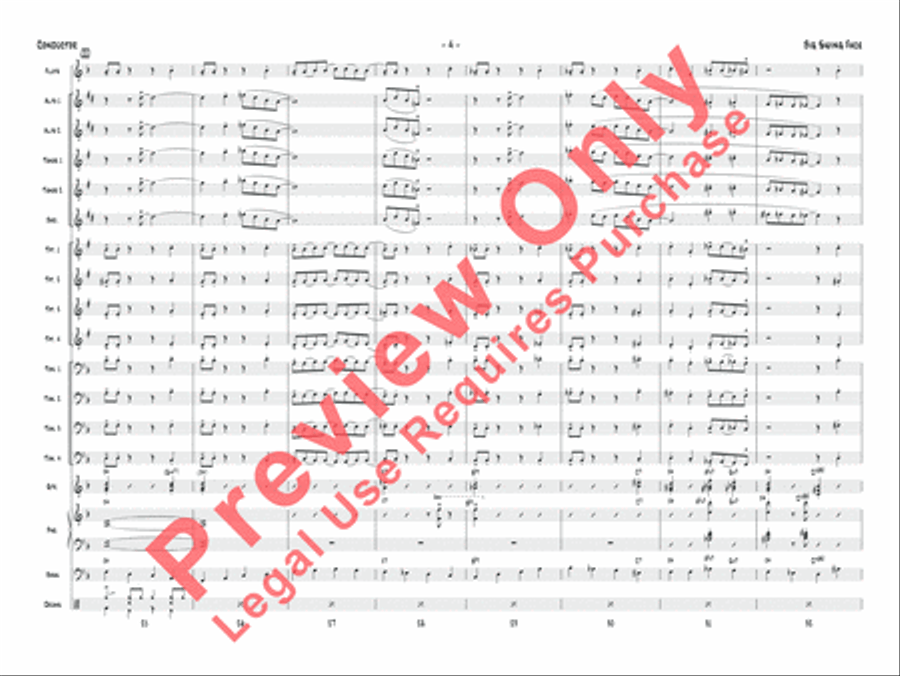 Big Swing Face Jazz Ensemble scores gallery preview page 7