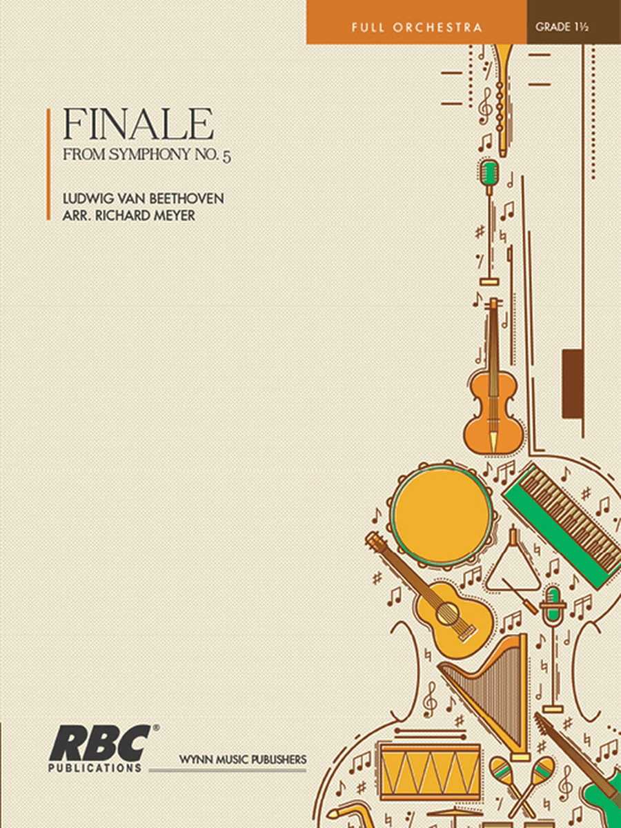 Finale From Symphony #5 (Score) Full Orchestra scores gallery preview page 1
