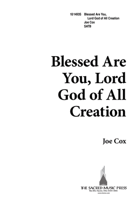 Book cover for Blessed Are You, Lord, God of All Creation